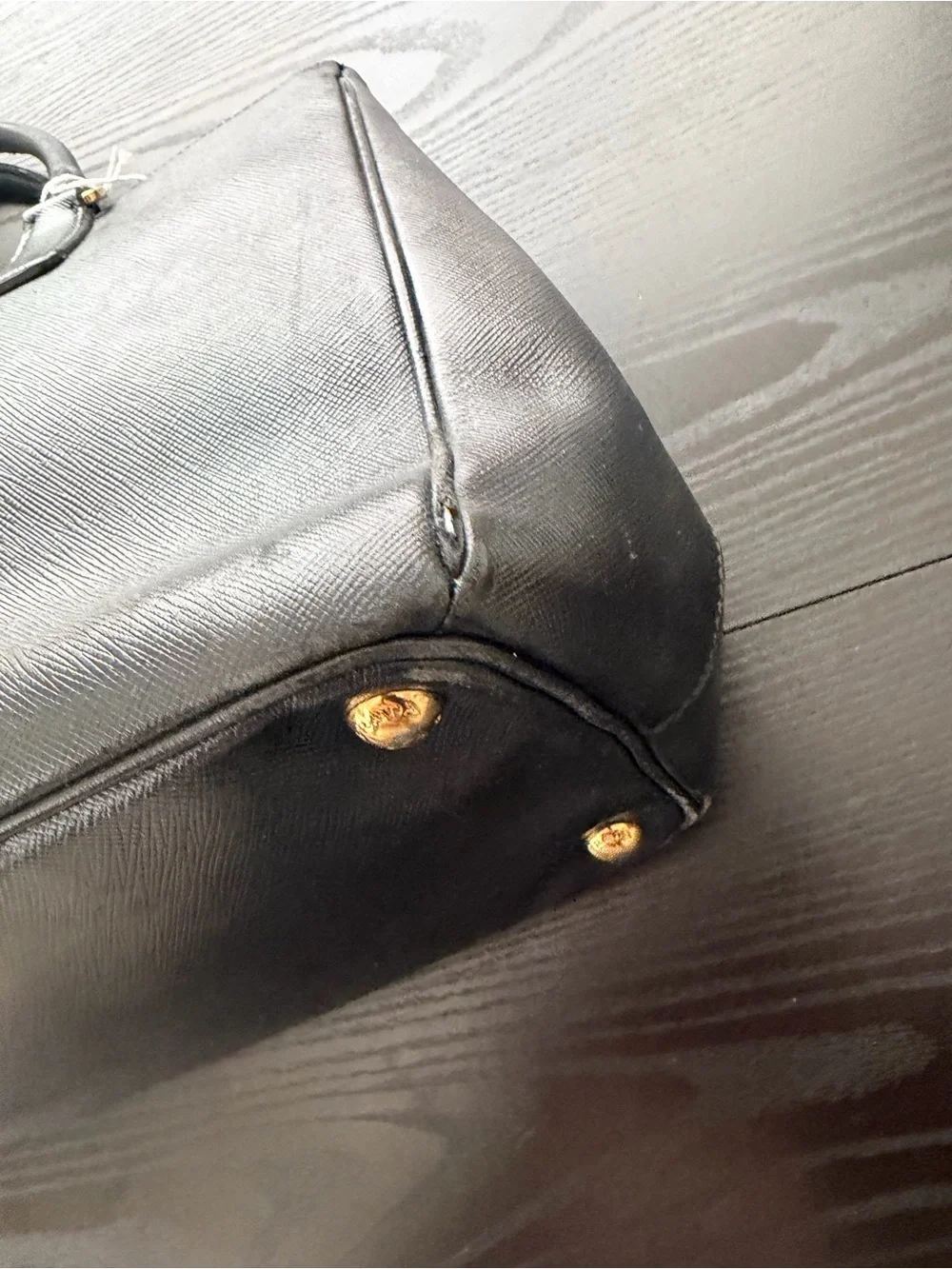 Prada Black Saffiano Tote Bag